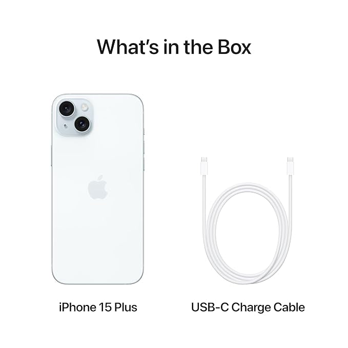 iPhone 15 Plus – 6.7” Super Retina Display, A16 Bionic Chip, Dual 48MP Camera, iOS 17 (Unlocked | Premium Refurbished)