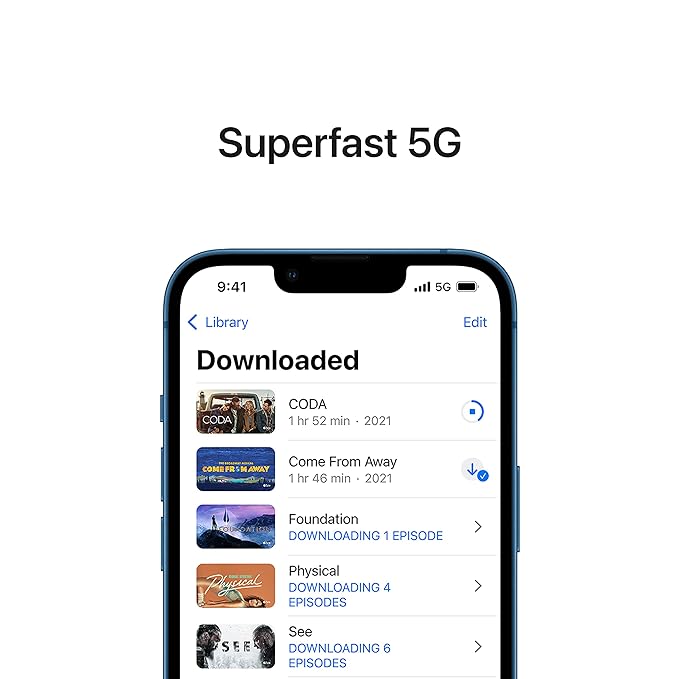 iPhone 13 – 6.1” Super Retina XDR Display, A15 Bionic Chip, 12MP Dual Camera, iOS 15+ (Unlocked | Premium Refurbished)