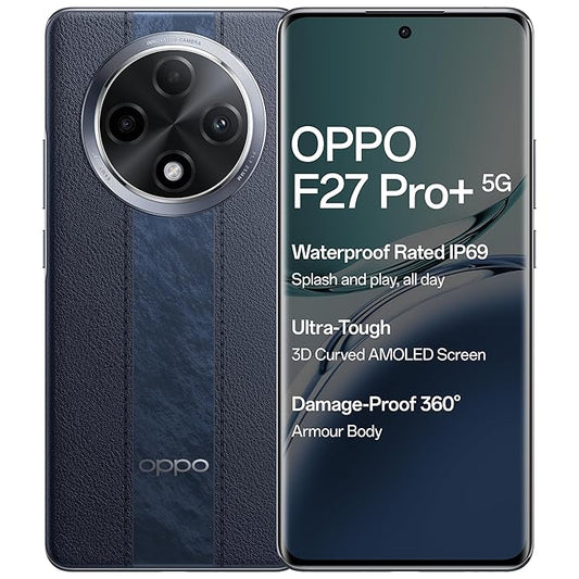 Oppo F27 Pro+ 5G – 6.7” AMOLED, Dimensity 7050, 8GB RAM | 256GB ROM, 64MP AI Camera (Unlocked | Refurbished)