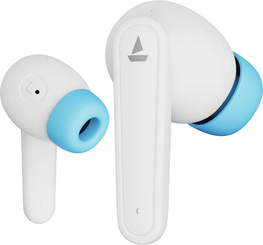 boAt Airdopes 115 with ENx & Beast Mode, upto 24 Hrs Playback and ASAP Charge Bluetooth  (White Siberia, True Wireless)